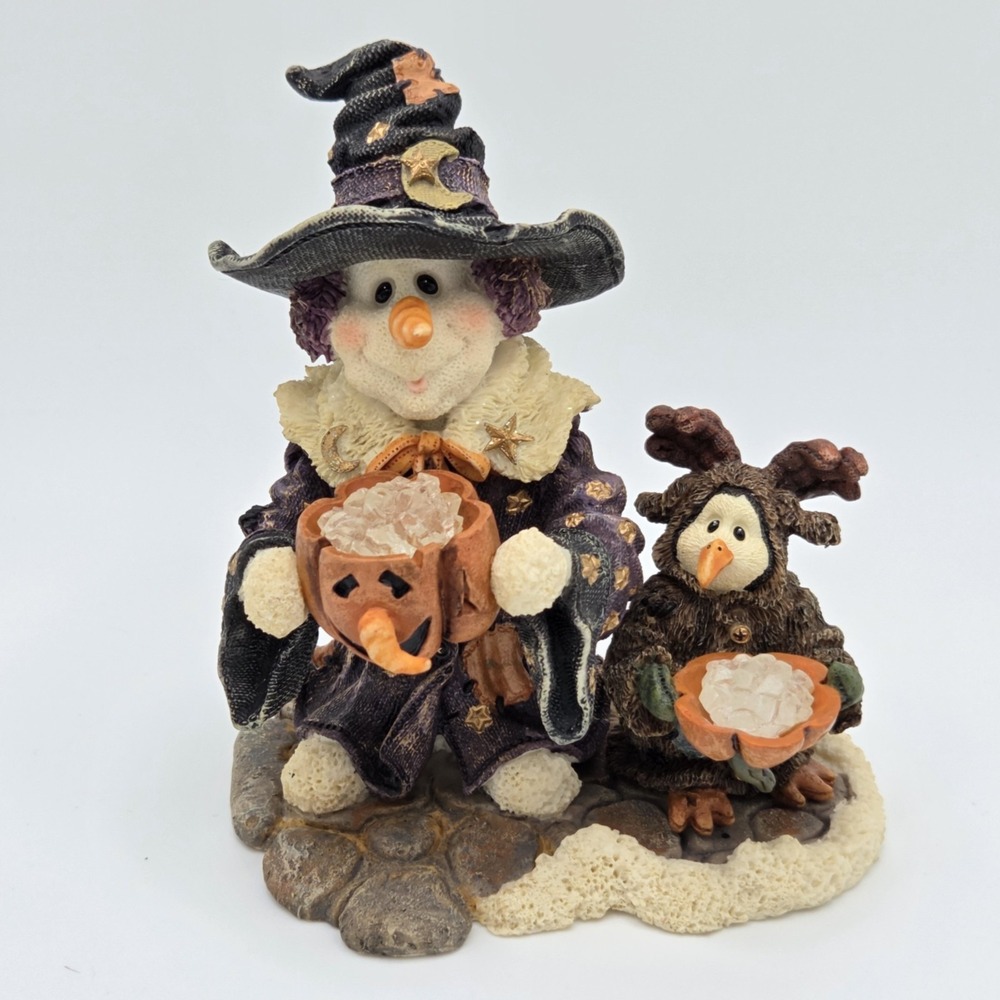 Boyds The Wee Folkstones Snow People Figurine Arabella and Oscar Style 36510